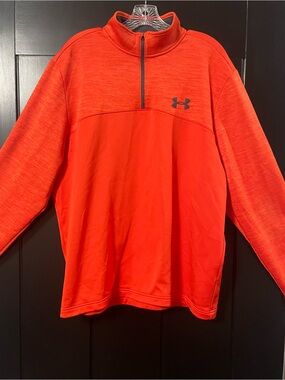 Under Armour Men’s Bright Orange Half-Zip Performance Pullover